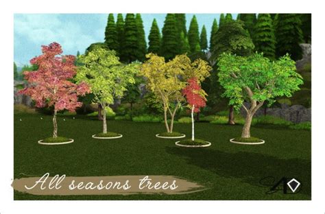 See, that's what the app is perfect for. Sims 4 Designs: All Seasons Trees • Sims 4 Downloads