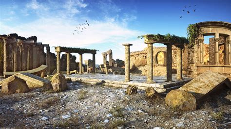 Ancient Ruins In Greece 3d Artist Adrian Kulawik Hum3d