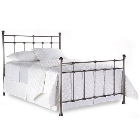 Dexter Complete Bed With Decorative Metal Castings And Globe Finials