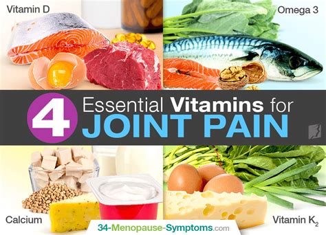 4 Essential Vitamins For Joint Pain Menopause Now