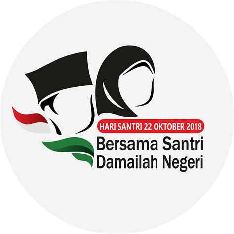 Peran guru dalam perjalanan sejarah bangsa indonesia sungguh besar dan sangat menentukan. Logo Hari Santri Nasional Tahun 2018 cdr | Kumpulan Desain ...