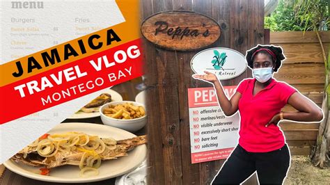 Peppas Restaurant Montego Bay Jamaica Vlog Youtube