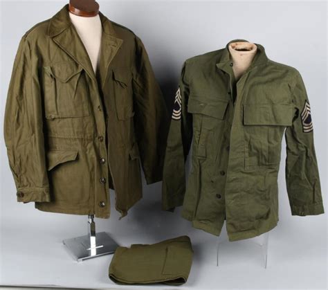 Sold Price Wwii Us Army M43 Field Jacket And Combat Uniform March 6