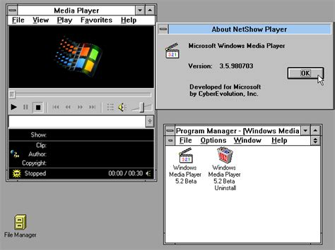 Winworld Windows Media Player 52