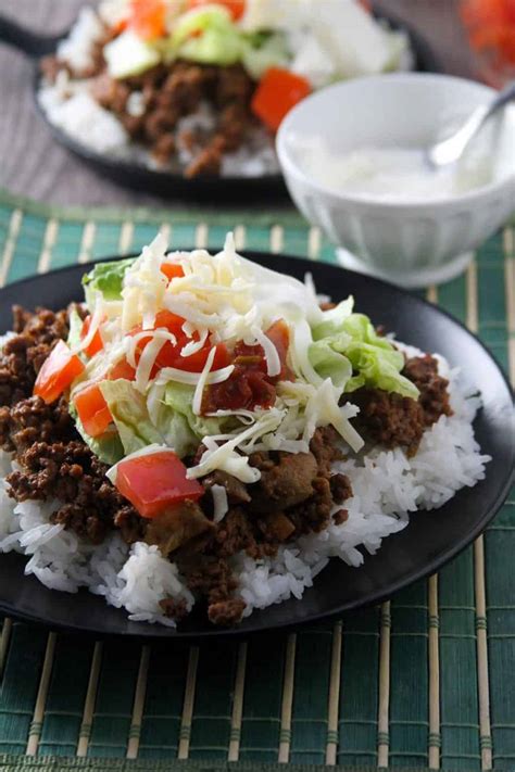 Okinawan Taco Rice Takoraisu Kawaling Pinoy