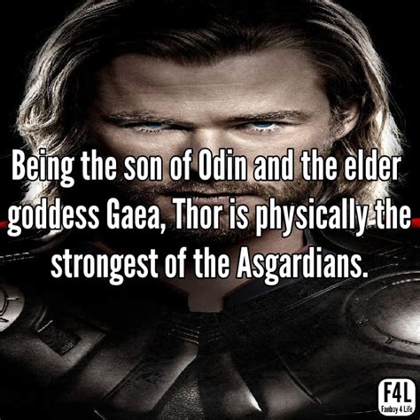 Thor Odinson 20 Incredible Facts Fanboy 4 Life