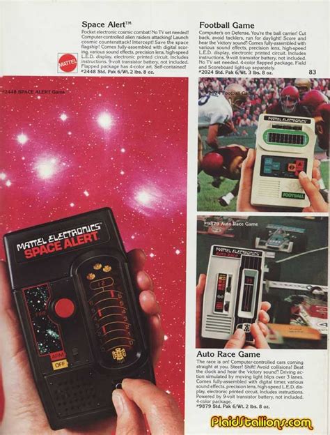 Electronic Handheld Games From The 70s Going Up In The 70s Pinter