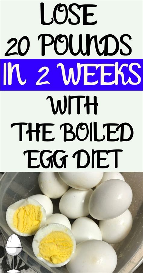 The Boiled Egg Diet How To Lose 20 Pounds In 2 Weeks Hello Healthy