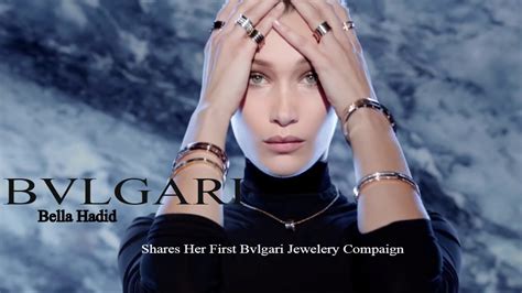 Bella Hadid Shares Her First Bvlgari Jewelry Campaign For The B