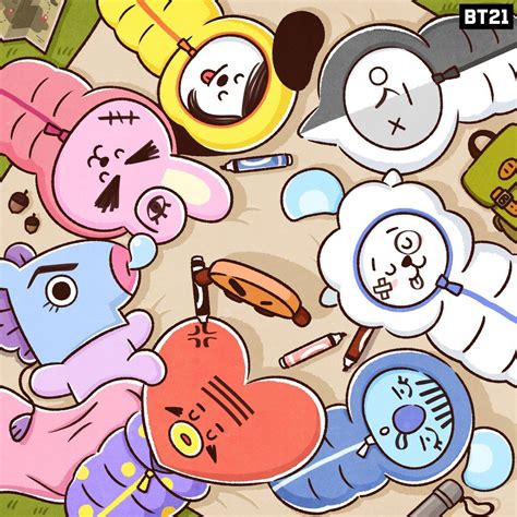 Bt21 On Twitter Bts Drawings Bts Wallpaper Bts Fanart