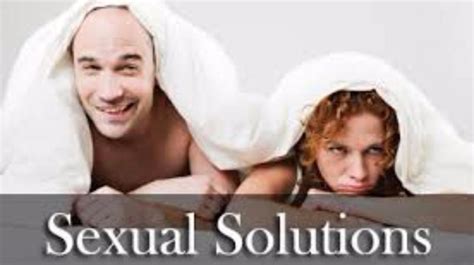 Sexual Problems And Solutions