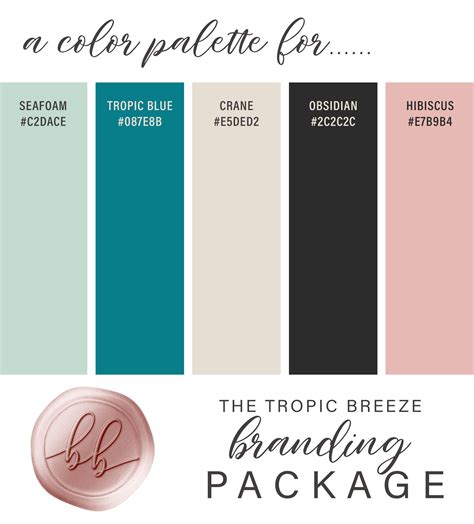 A Fun Tropical Themed Color Scheme For Home Office Or Storefront The