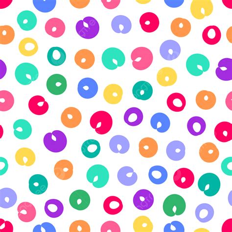 Polka Dot Pattern In Doodle Style Polka Dots Polka Dot Png And