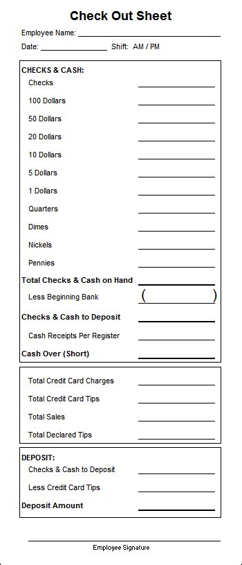 15 Closing Cash Register Sample Templates