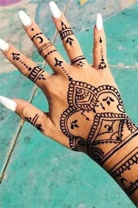 32 Free Henna Tattoo Design You Can Do Best Henna Drawings At Home