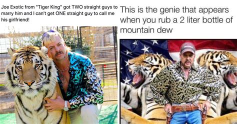 tiger king memes and tweets that are as funny as the show is insane 31 memes