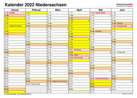 Ostern 2022 Niedersachsen