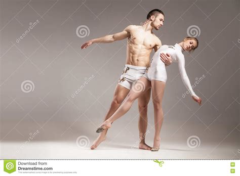Gymnastic Couple Dancing Stock Image Image Of Blonde 72207221