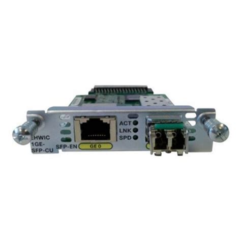 Cisco Ehwic 1ge Sfp Cu Gigabit Ethernet Enhanced High Speed Wan Card 1