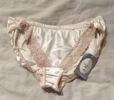 Vintage Silky Lace Panties Christian Dior Satin Panties Bra Panty