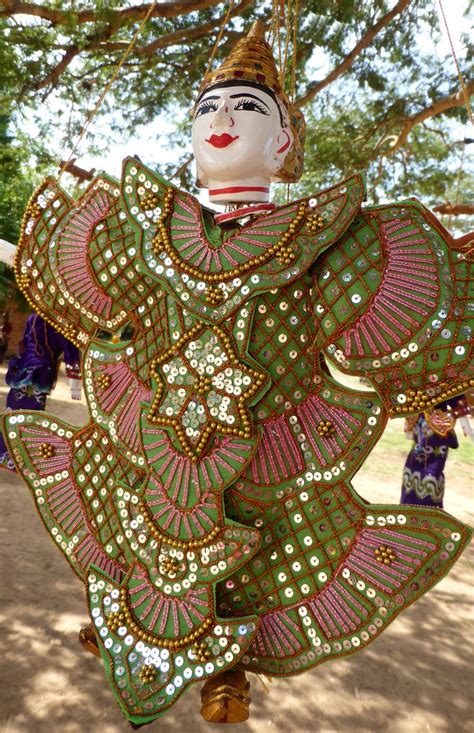 Burmese Puppet Bagan Myanmar Traditional Dance Mythological
