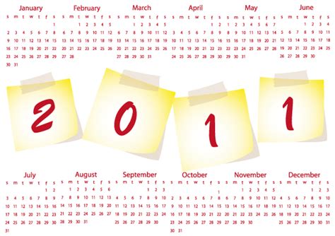 Beautiful Calendar Template 1515 Free Eps Download 4 Vector