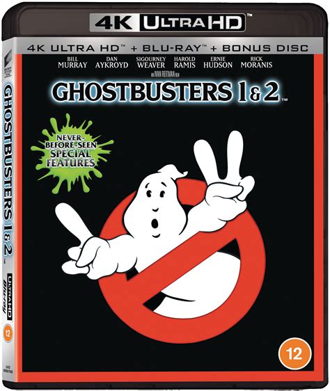 Ghostbusters 1and2 Collection 4k Blu Ray Exotique