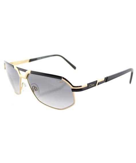 Cazal 9056 001 Black Gold Aviator Sunglasses Modesens Gold Aviator Sunglasses Gold Aviators