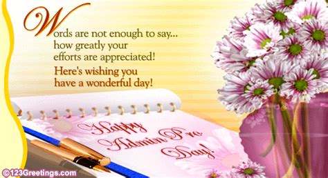 an appreciation for your admin pro free happy administrative professionals day® ecards 123