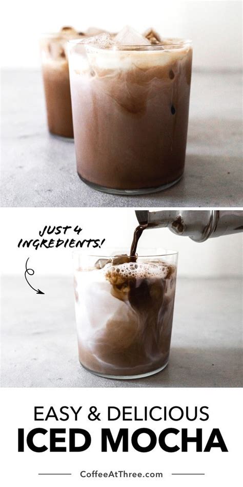 Iced Mocha An Easy And Delicious Recipe Easy Coffee Recipes Mocha