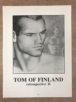 Art Page Print From Tom Of Finland Book Retrospective Tf Ebay