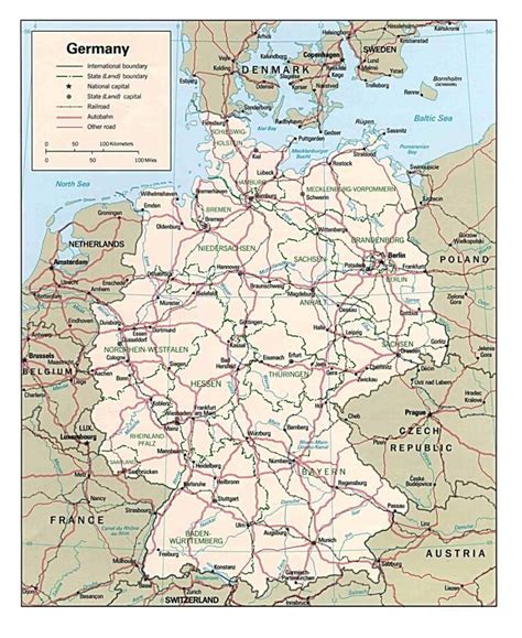 Map Of Germany Map Of Europe Europe Map