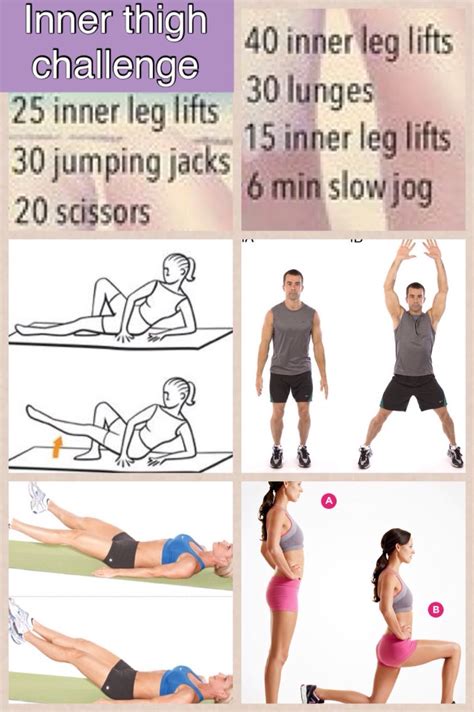 Inner Thigh Workout Inner Thigh Workout Thigh Challenge Inner Leg Lifts