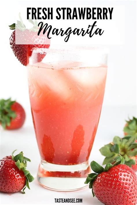 Fresh Strawberry Margarita Recipe Perfectly Balanced Alternative To