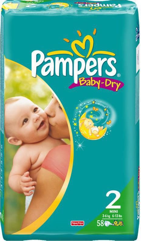 Pampers Baby Dry No 2 3 6kg 58τμχ Skroutzgr