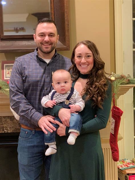 Corbin And His Wife With Their Son Dane Warfel