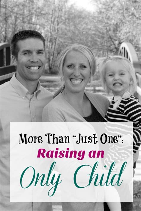 More Than Just One Raising An Only Child Kristin Sterk