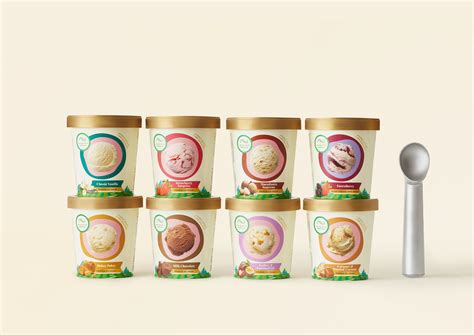 New Zealand Natural Ice Cream Rebrand On Behance