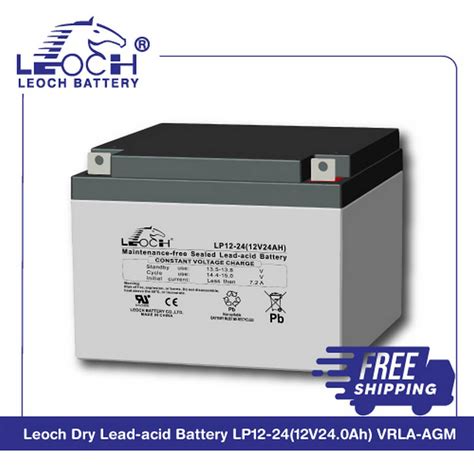 Leoch Dry Lead Acid Battery Lp12 2412v24ah Vrla Agm Price In Pakistan