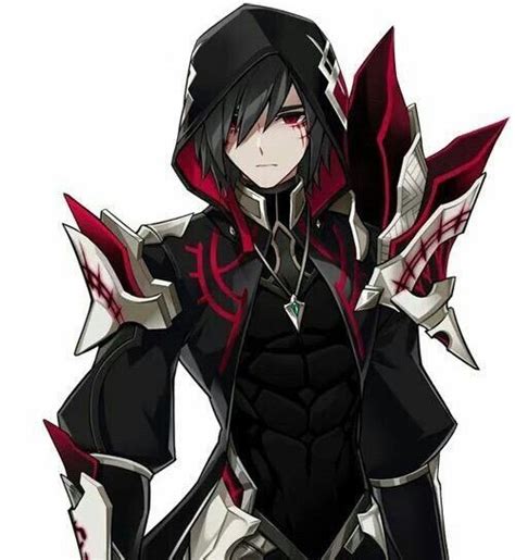 Knight In Red Black Armor Anime Amino