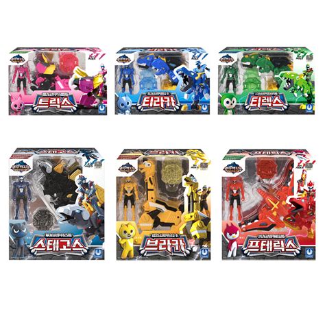 Miniforce Super Dino Power Collection Trans Head Transformer Robot