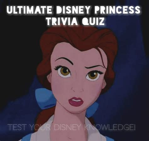 Ultimate Disney Princess Trivia Test Quotev