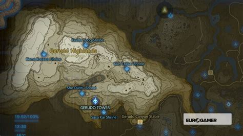 Zelda Breath Of The Wild Shrine Locations Shrine Maps For All Regions