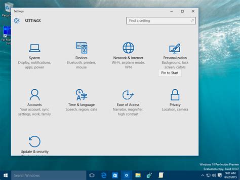Here's how to add, delete or open favorites using microsoft edge on windows 10. Pin settings from the Settings app to the Start Menu in ...