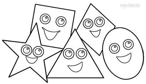 Simple Shapes Coloring Page