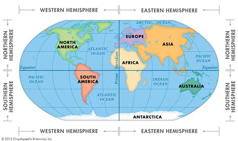 There Are 4 Hemispheres Western Northern Eastern And Southern