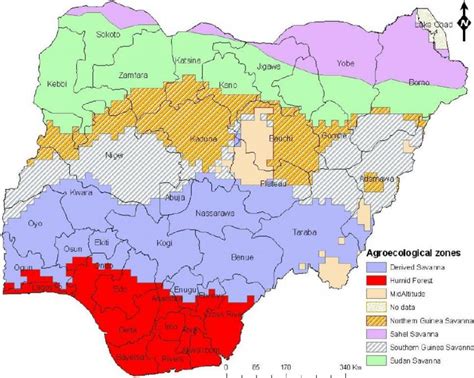Draw the map of nigeria showing vegetation zone - Draw the map of nigeria showing the vegetation ...