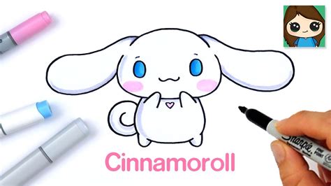 How To Draw Cinnamoroll Easy Sanrio Easy Drawings Dibujos Faciles