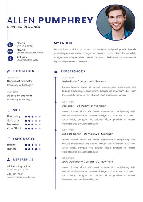 279 free resume templates in. Best Curriculum Vitae Template for Download in Word Format