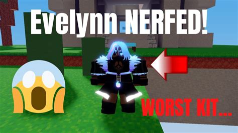 Evelynn Kit Just Got Nerfed And Its Bad Now Roblox Bedwars Youtube